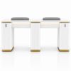 Nail Double Table with LED – FV-STBD03