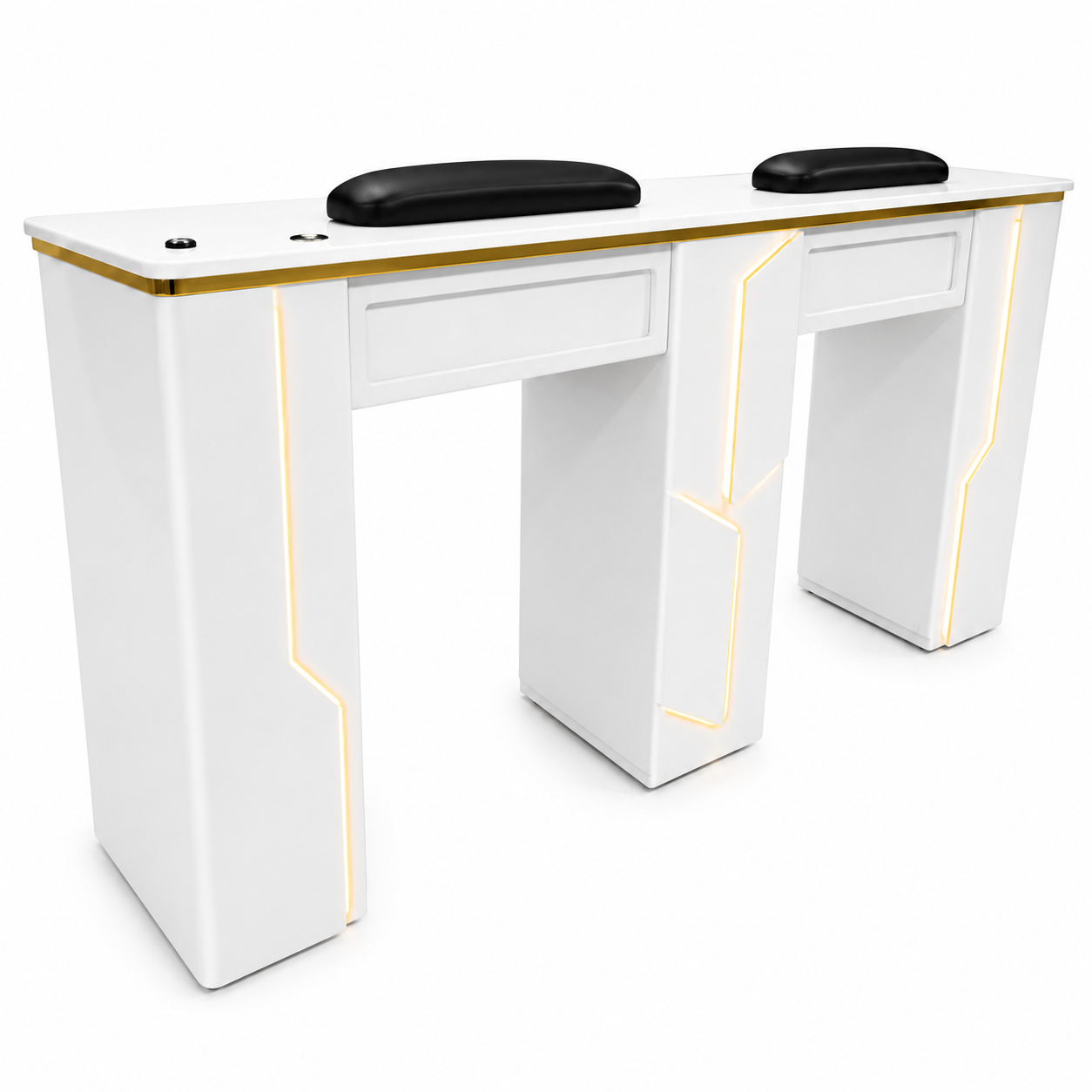 Nail Double Table with LED – FV-STBD02
