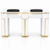 Nail Double Table with LED – FV-TBD02WG